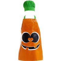 Halloween Childrens Pumpkin Cotton Chef Set - Multi-color