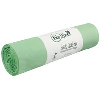 BioLiner 140 Litre Compostable Large Wheelie Bin Bags - Green / 1