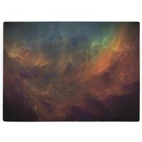 Space Galaxy Large Glass Worktop Protector - Smooth Kitchen Cutting Board - Bronze