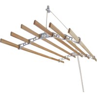 Clothing Airer Ceiling Pulley White 1.5m - White