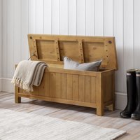 Aspen Bench With Storage - Pine