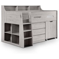 MADGE, Madge - Midsleeper 3ft Single 90 x 190 Grey Oak MADGE, Madge - Midsleeper 3ft Single 90 x 190 Grey Oak
