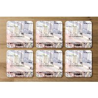 Window Shopping Coaster - Pink