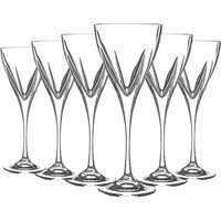 RCR Crystal, 250ml Fusion Wine Glasses 6pc Set - Clear RCR Crystal, 250ml Fusion Wine Glasses 6pc Set - Clear