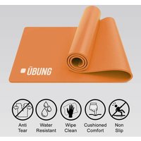 UBUNG Non-Slip Yoga Mat with Carry Strap Orange - Orange