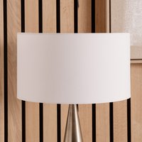 45cm Drum Table Lamp Shade Poly Cotton Cylinder Floor Lampshade - Green