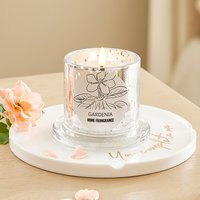 Natural Vegetable Wax Scented Candle - White