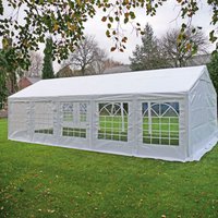 4 x 10m Original Heavy Duty Marquee P.E. - White