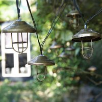 Luxform Lanzarote Solar String Lights 97141 - Bronze