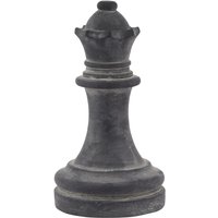 Regal Queen Chess Piece For Modern Interiors - Grey