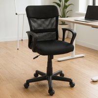 Stratford Black And Dark Grey Home Office Chair - Grey