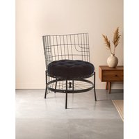 Mantis Black Wheel Design Chair - Black