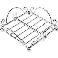 Helix Chrome Wire Napkin Holder - Silver