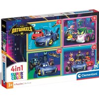 Batwheels 4 in 1 Jigsaw Puzzle Set - Various Colours