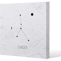 Astrology Sign Cancer Gallery Canvas - White / 101cm