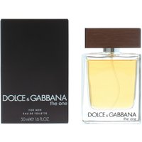 Dolce and Gabbana, Dolce and Gabbana The One For Men Eau de Toilette 50ml Spray - Black Dolce and Gabbana, Dolce and Gabbana The One For Men Eau de Toilette 50ml Spray - Black