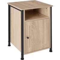 Bedside Table Blackburn - Industrial Wood Light, Oak Sonoma