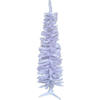 White Pencil Pine Christmas Tree with 236 Tips - White