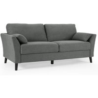 Home Detail, Home Detail Stella Grey Velvet Fabric 3 Seater Sofa Home Detail, Home Detail Stella Grey Velvet Fabric 3 Seater Sofa