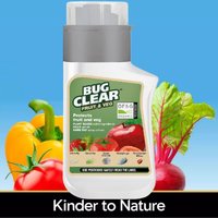 Bug Clear Fruit and Veg Concentrate Organic Bug Killer Whitefly 210ml - Clear