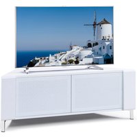 Corvus TV Cabinet Corner Unit White - White