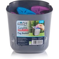 Minky Everyday SureGrip Peg Basket with 24 Pegs