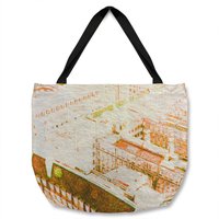 Chimney Tops Brown Tote bag - Orange