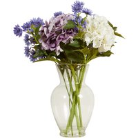 Purple Hydrangea Vase Arrangement - Purple
