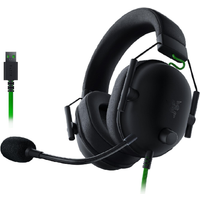 Razer BlackShark V2 X USB Wired Gaming Headset with Noise-Cancelling Mic - Black