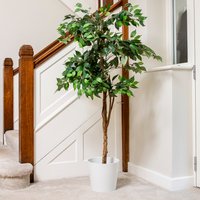Artificial Ficus Tree Indoor Plant - Green