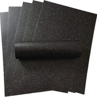Pack of 10 Sheets Charcoal Sparkle Card - Charcoal