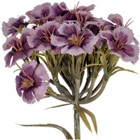 Wyld Haus Set of 3 Artificial Purple Dianthus Sprays - Purple