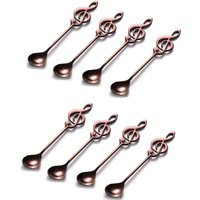 Stainless Steel Treble Clef Spoons - Rose / 8