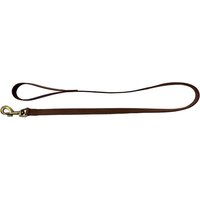 HugglePets Legacy Leather Dog Lead - Chocolate, 100 x 1.9cm - Tan