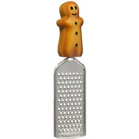 Gingerbread Man Fine Grater - Silver