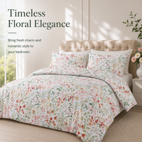 Delicate Floral Patterned Duvet Set - Multi