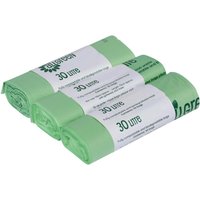 All-Green 30 Litre Compostable Food Waste Bin Liners - Green / 3