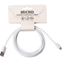 Micro White Charging Cable