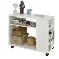 SoBuy, SoBuy Side Table Lamp Table on Wheels SoBuy, SoBuy Side Table Lamp Table on Wheels
