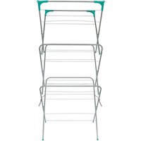 3 Tier 14M Concertina Airer Rack - Silver