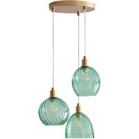 Pippa 3 Light Ceiling Fitting - Gold