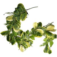 Artificial Garland Hanging Trailing Golden Ficus Plant - Green