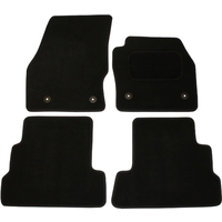 Ford Kuga Tailored Carpet Car Mats 2015 - 2019 4pc Black Floor Set - Black