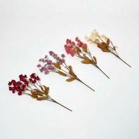 Homescapes Set of 4 Handmade Nemesia Seventh Heaven Artificial Flower Stems - Multicolour