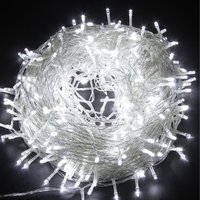 Christmas Decore LED Clear Cable String Lights - Cool White / 500