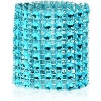 Rhinestone Napkin Rings - Lake Blue