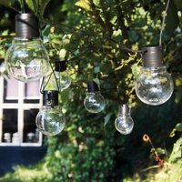Luxform Menorca Solar String Lights 95114 - Black