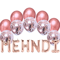 Balloon Bundle Mehndi - Pink