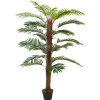 Breeins Artificial Palm Tree in Pot for Home Decoration - Green & Brown