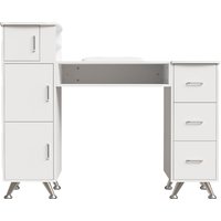Darphe Professional Manicure Table with Storage - White